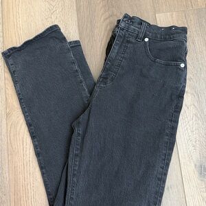 Madewell 90s Straight Jean in black